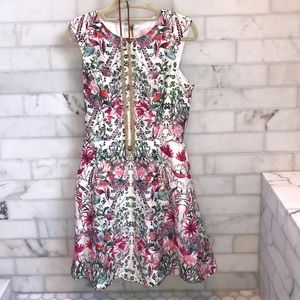 TED BAKER floral fit and flare dress- New!